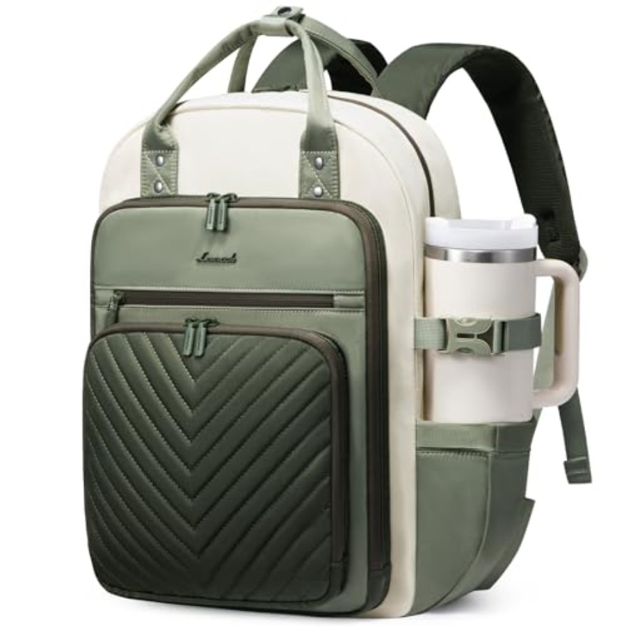 Laptoprugzak voor dames, water - Leather Work Womens Backpack recensie en prijs