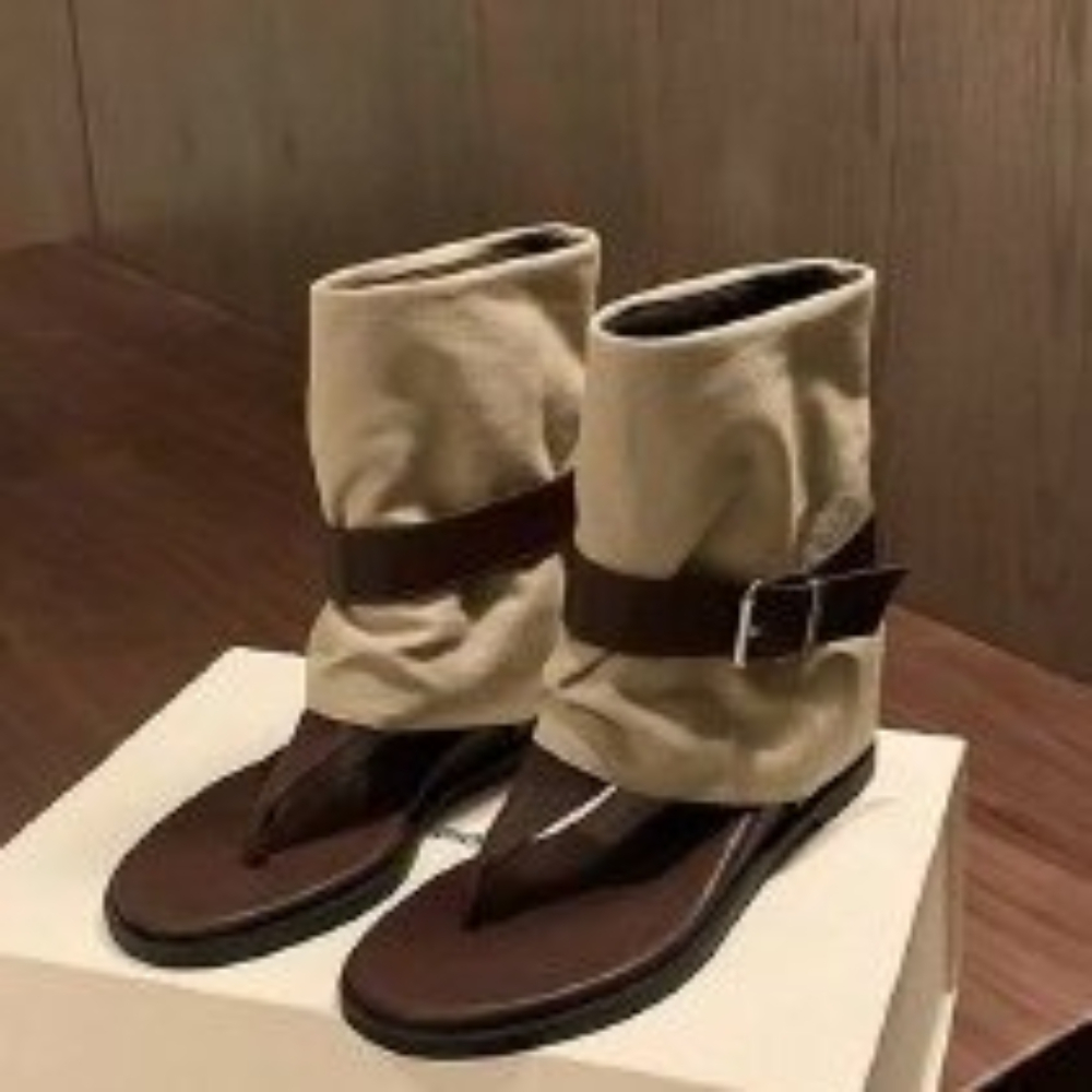 Vintage kleurbloksandalen met  - Belt Buckle Blank recensie en prijs
