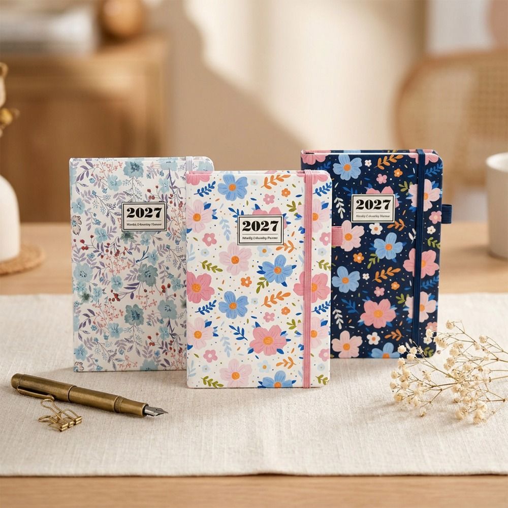 Engels 2027 Schema Planner Kla - Leatherwork Flowers recensie en prijs