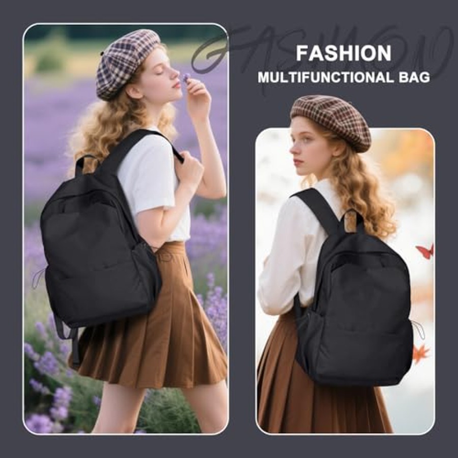 Zwarte rugzak voor dames, klei - Leather Work Womens Backpack recensie en prijs