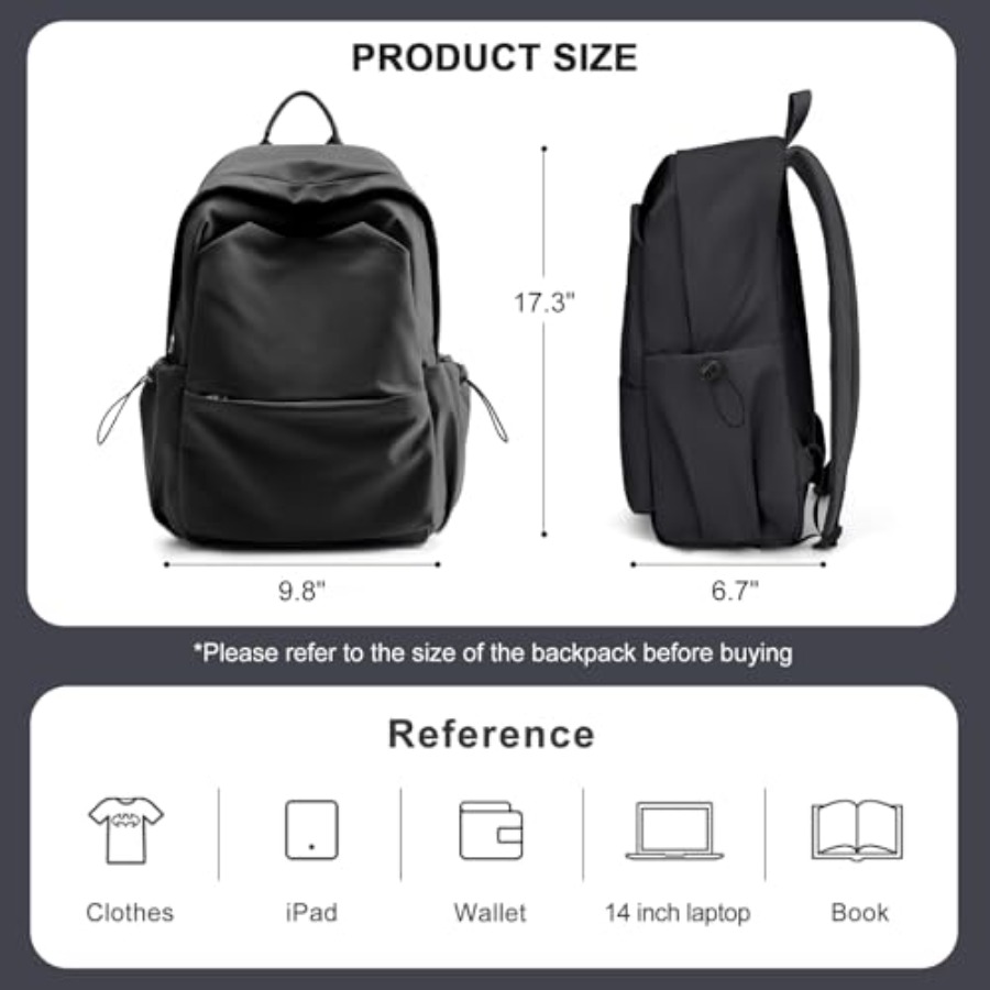 Zwarte rugzak voor dames, klei - Leather Work Womens Backpack recensie en prijs