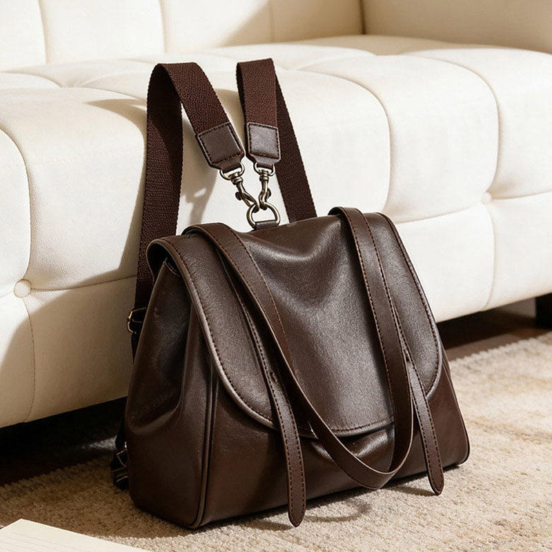 Vrouwelijke vintage zachte spl - Leather Work Womens Backpack recensie en prijs