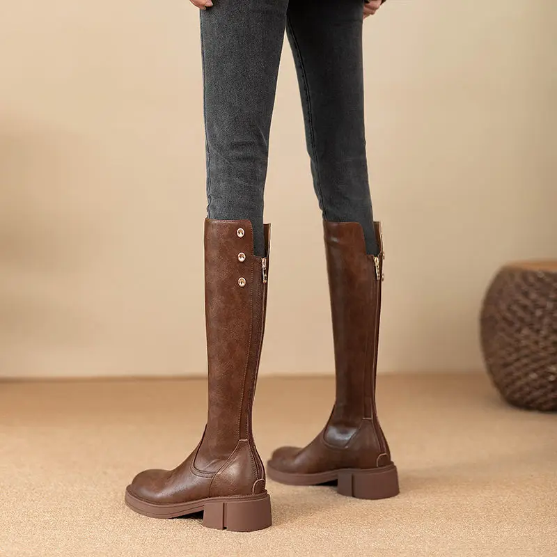 Herfst Winter Middenhak Dames  - Leatherwork Designs recensie en prijs