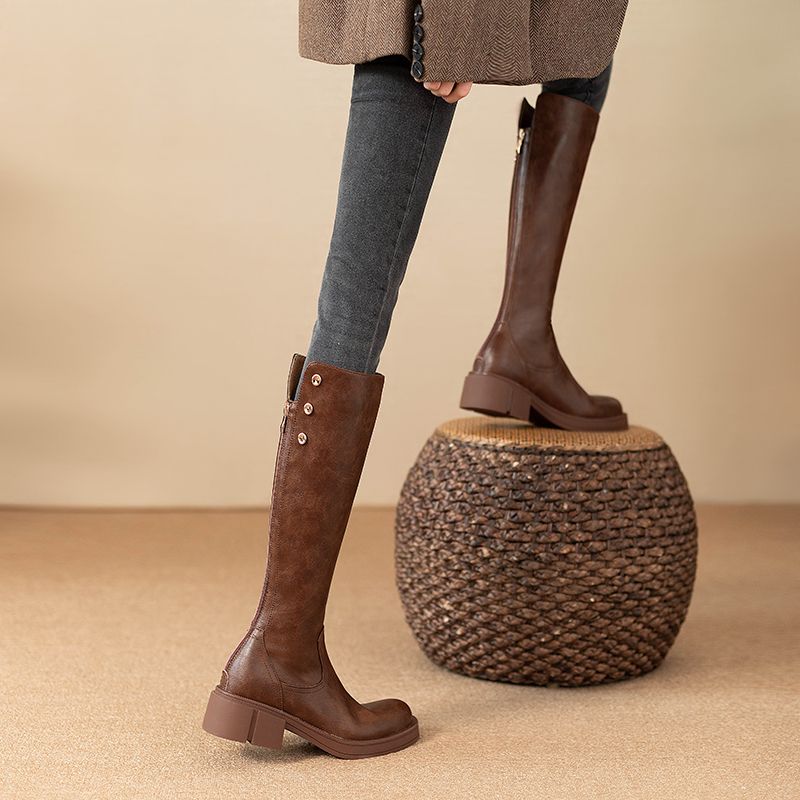 Herfst Winter Middenhak Dames  - Leatherwork Designs recensie en prijs